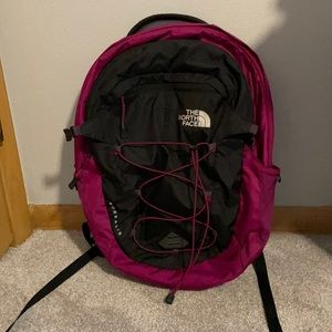 Maroon Northface  backpack